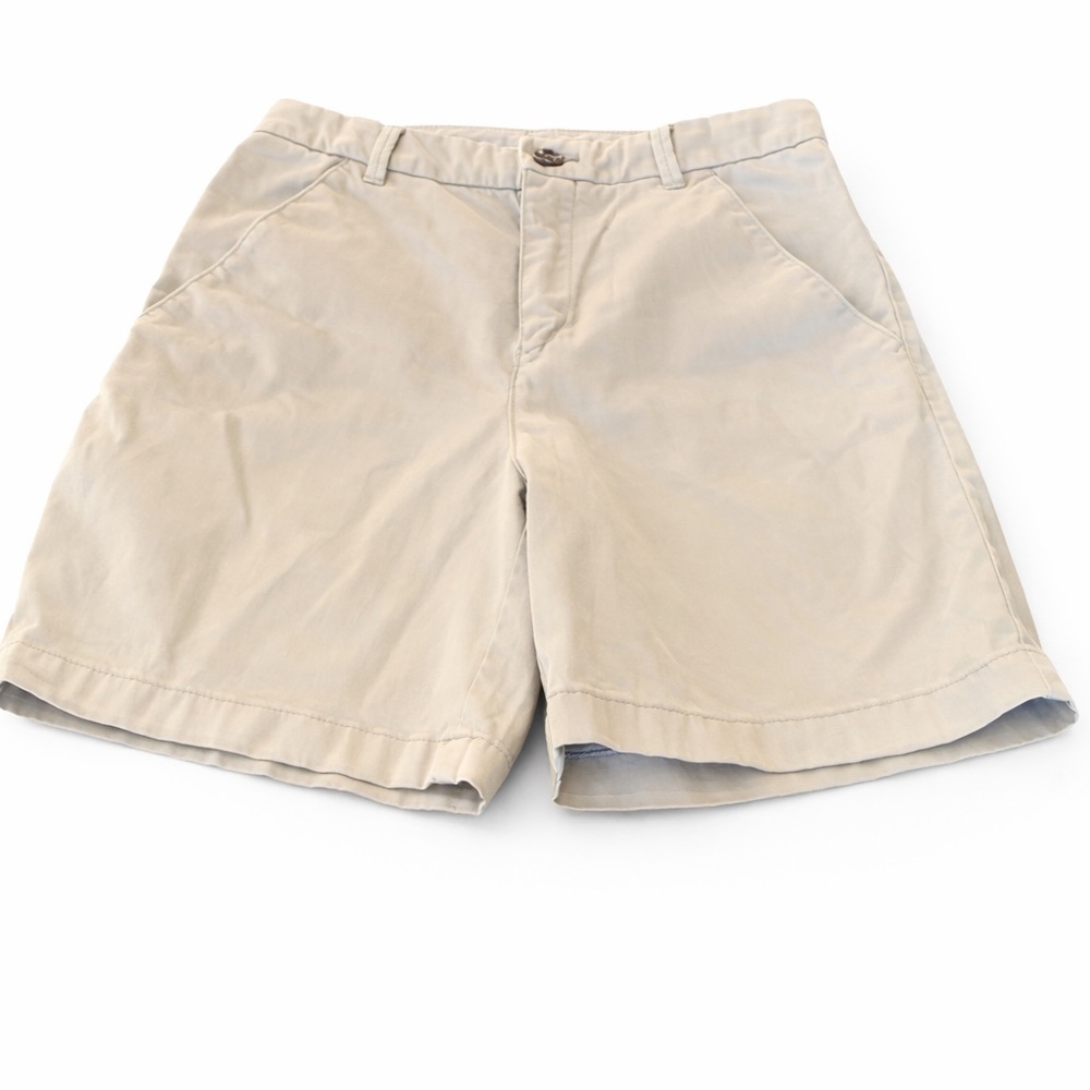 Boss Khaki Flat Front Shorts – Classic Tailored Fit